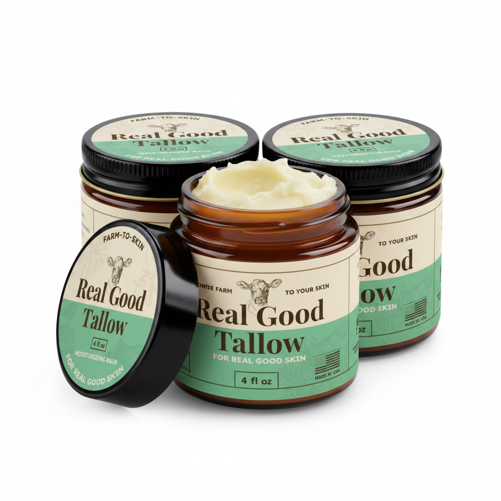 Whipped Tallow & Honey Balm – 3-Pack Bundle