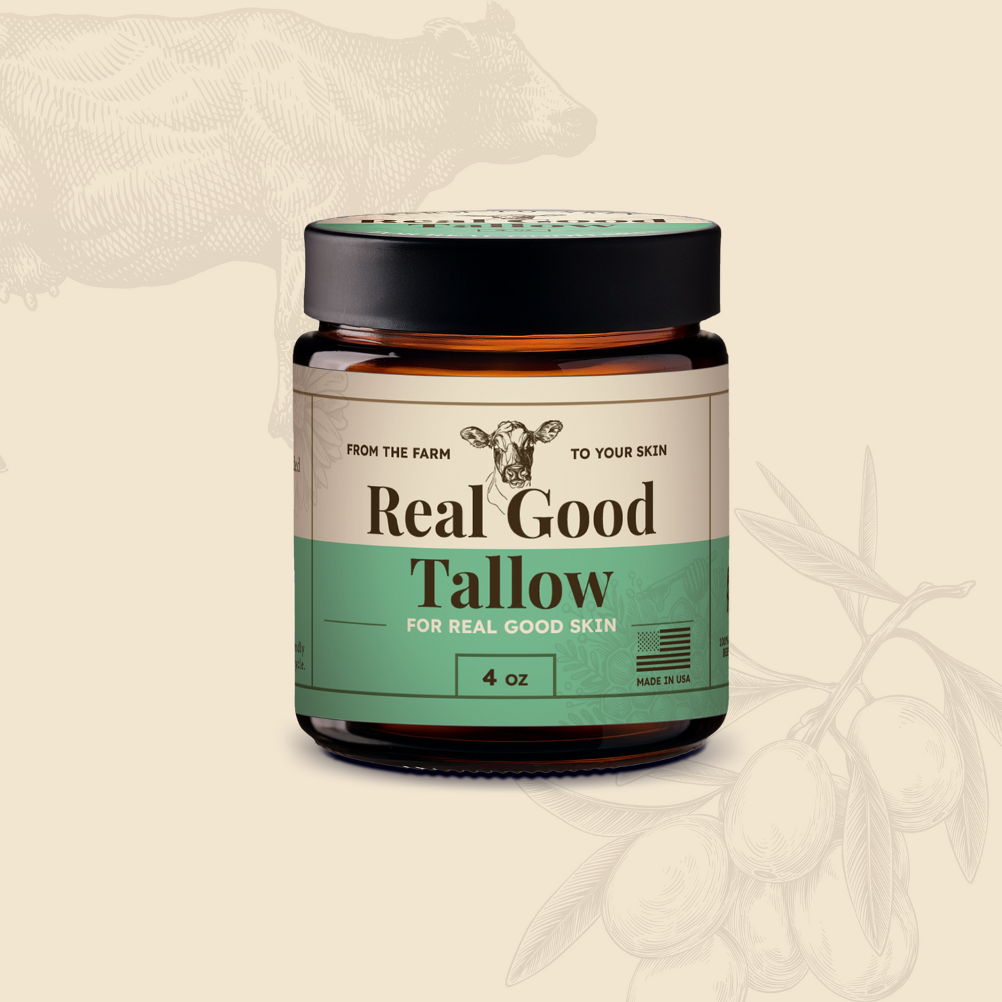 Whipped Beef Tallow Face Cream, Moisturizer, Body Lotion, Skin Care and Lip Balm